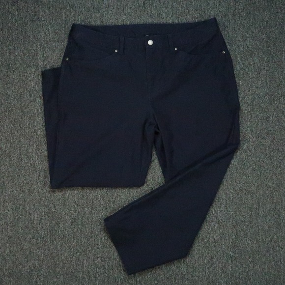 Lululemon Pants Men 36x28 Blue ABC Crop Relaxed Fit Five Pocket Warpstreme Chino